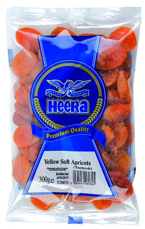 Heera yellow soft apricots 300g