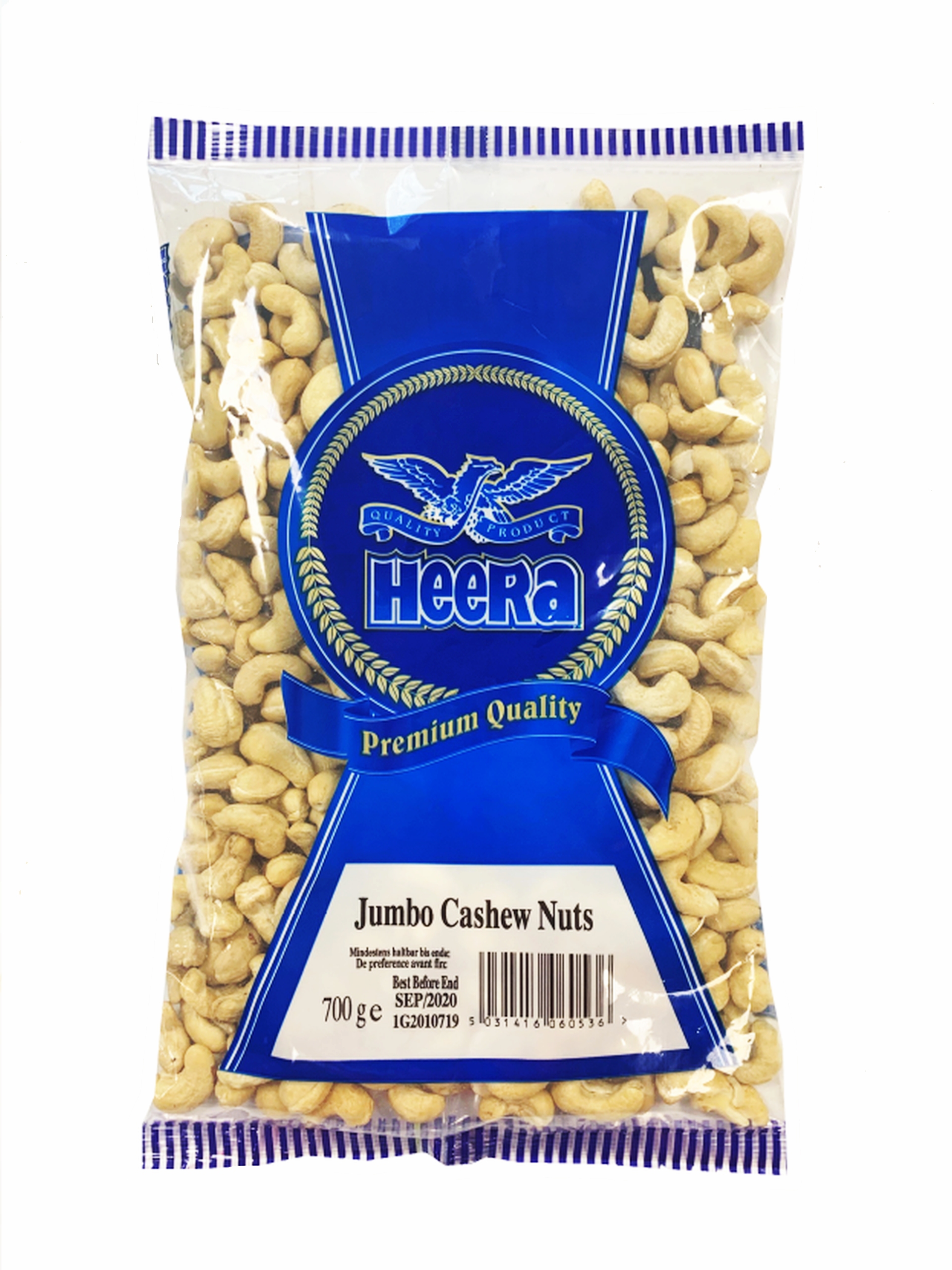 Heera jumbo cashew nuts 700g