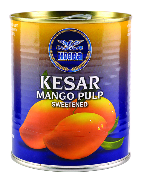 Heera kesar mango pulp 850g