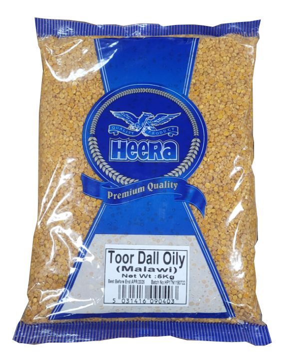 Heera Toor Dall Oily (malawi) 5KG