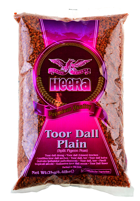 Heera Toor Dall Plain (split pigeon peas) 2KG