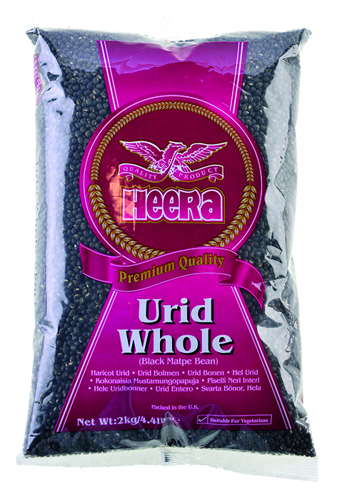 Heera Urid Whole (black matpe bean) 2KG