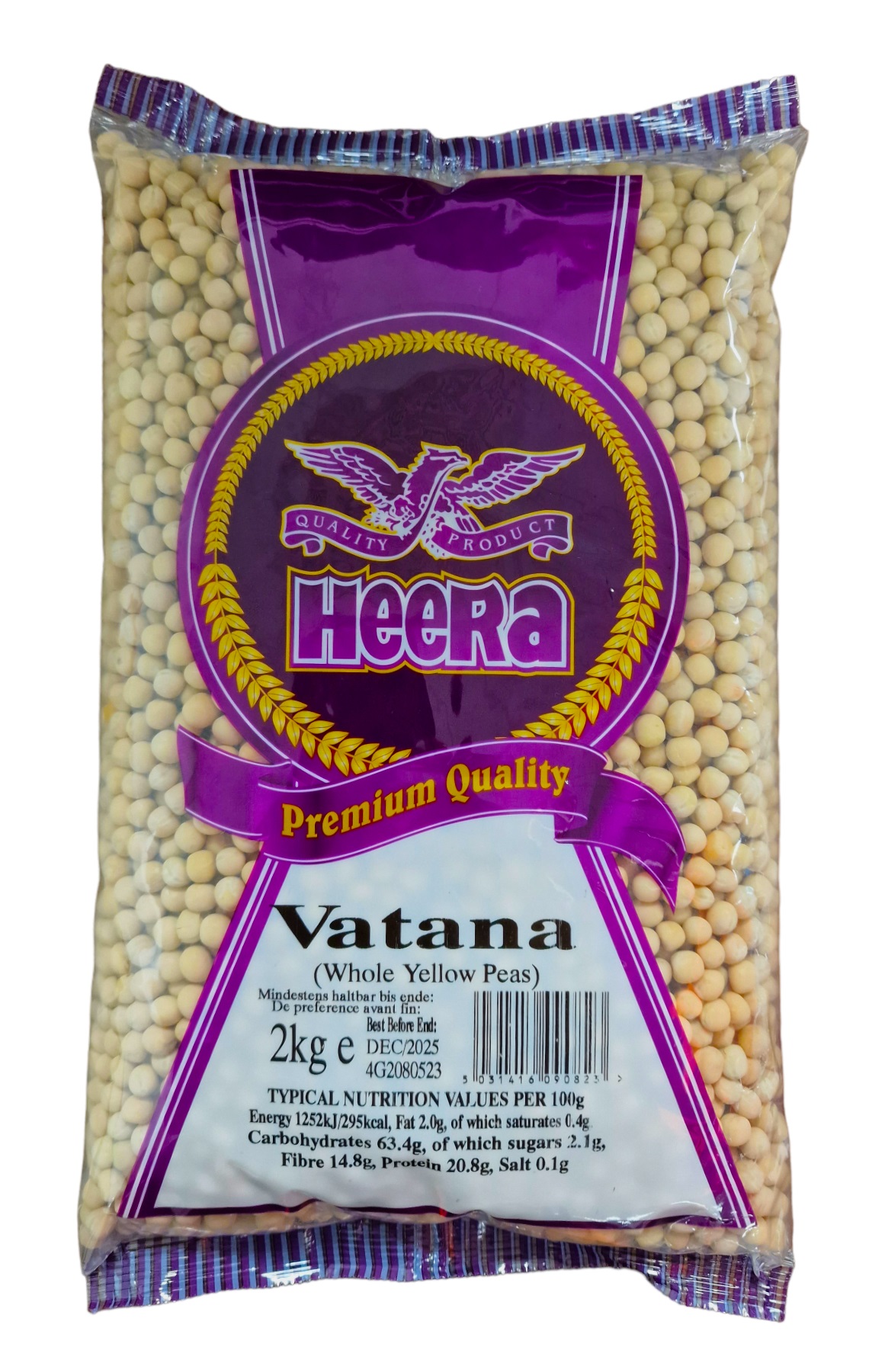 Heera Vatana (whole yellow peas) 2KG