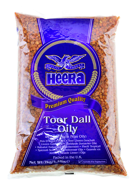 Heera Toor Dall Oily 2KG