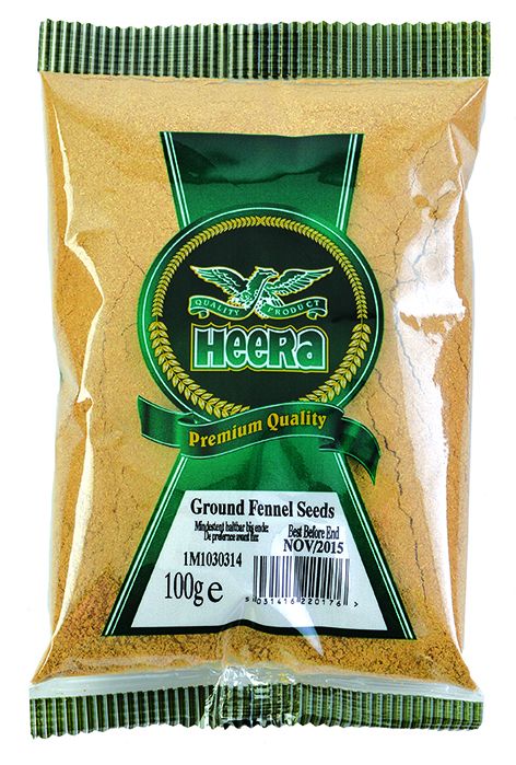 Heera Fennel Powder (ground saunf seeds) 100g