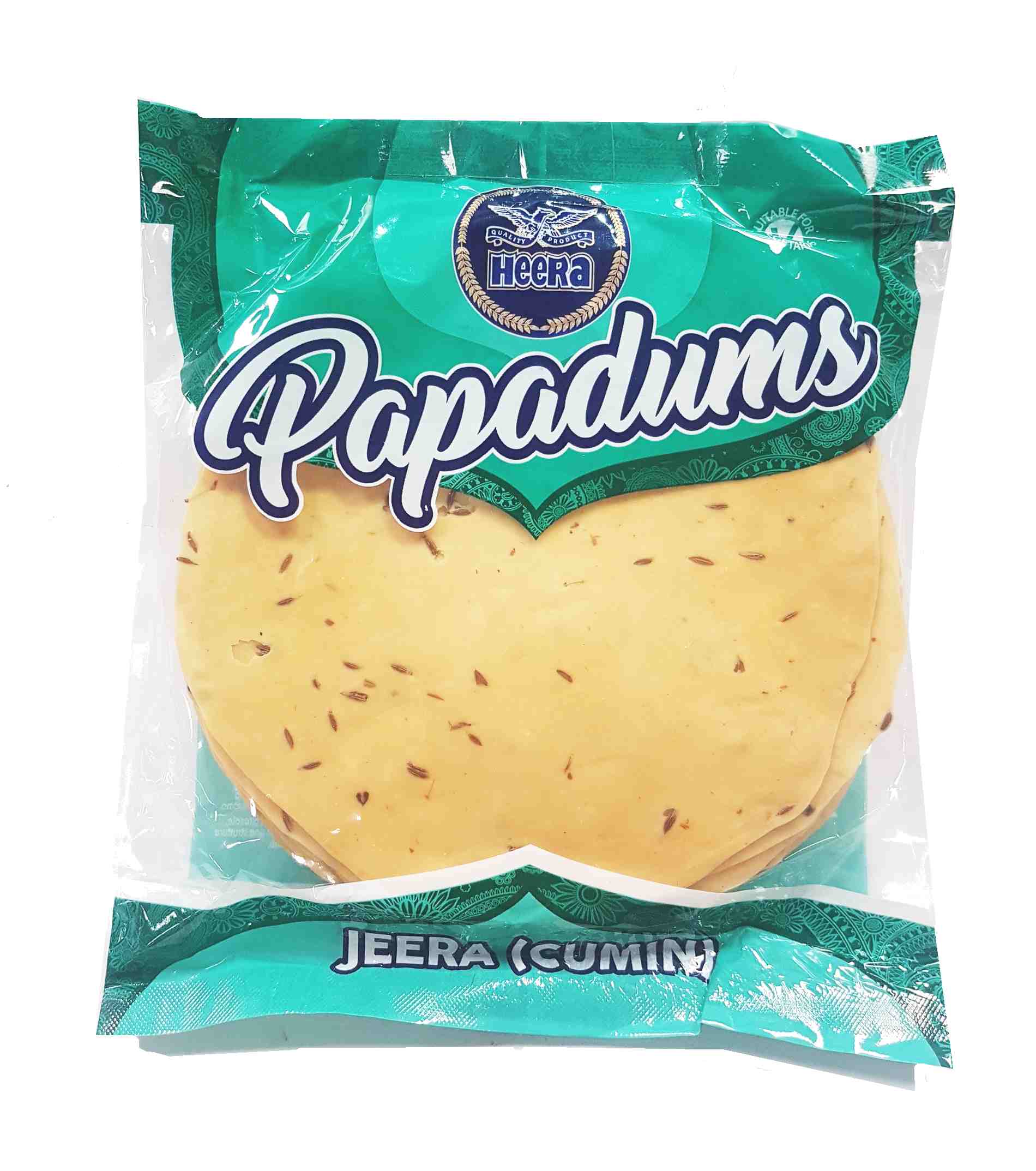 Heera Jeera Papadums 200g