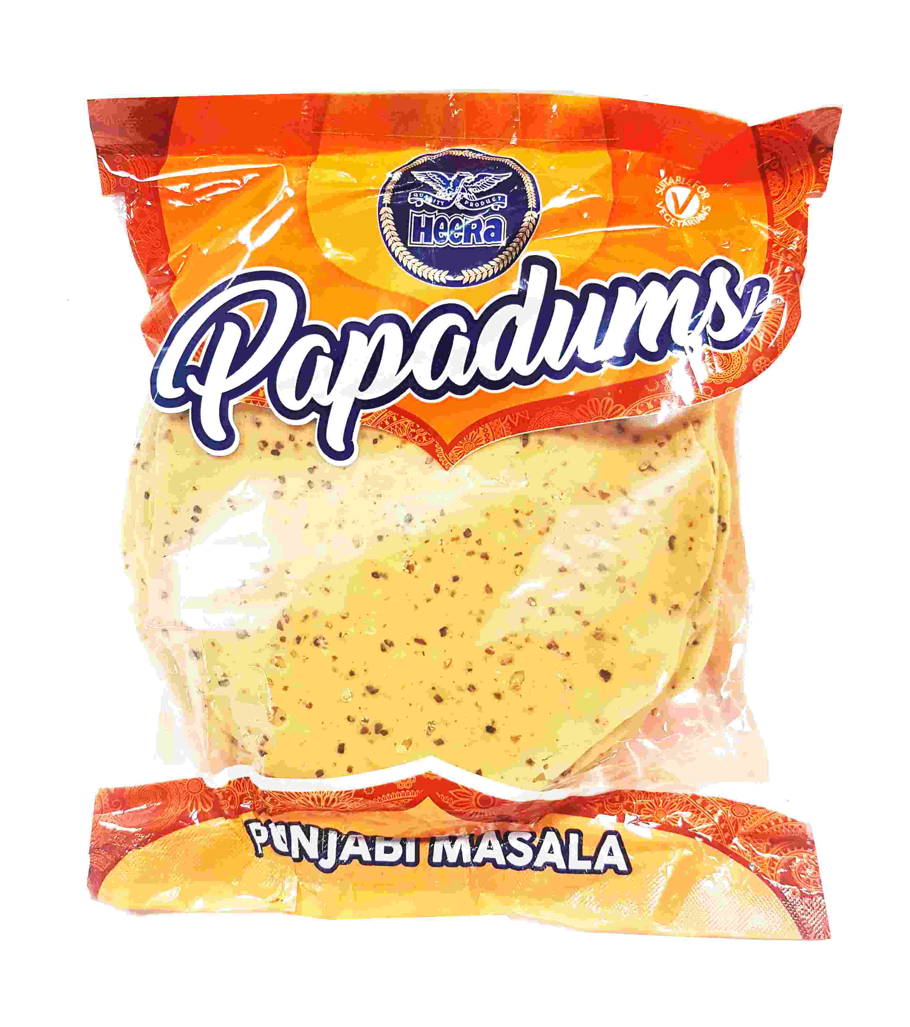 Heera Punjabi Masala Papadums 200g