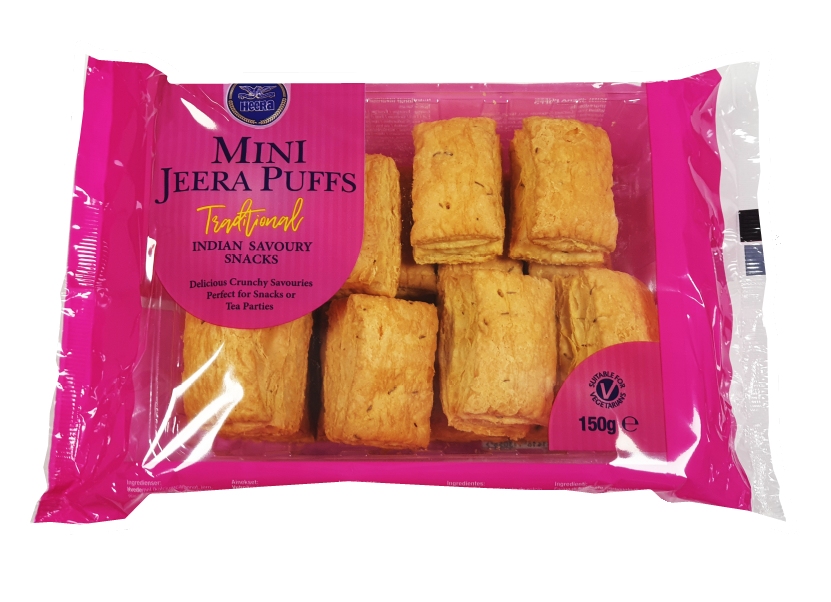 Heera Traditional Mini Jeera Puffs 150g