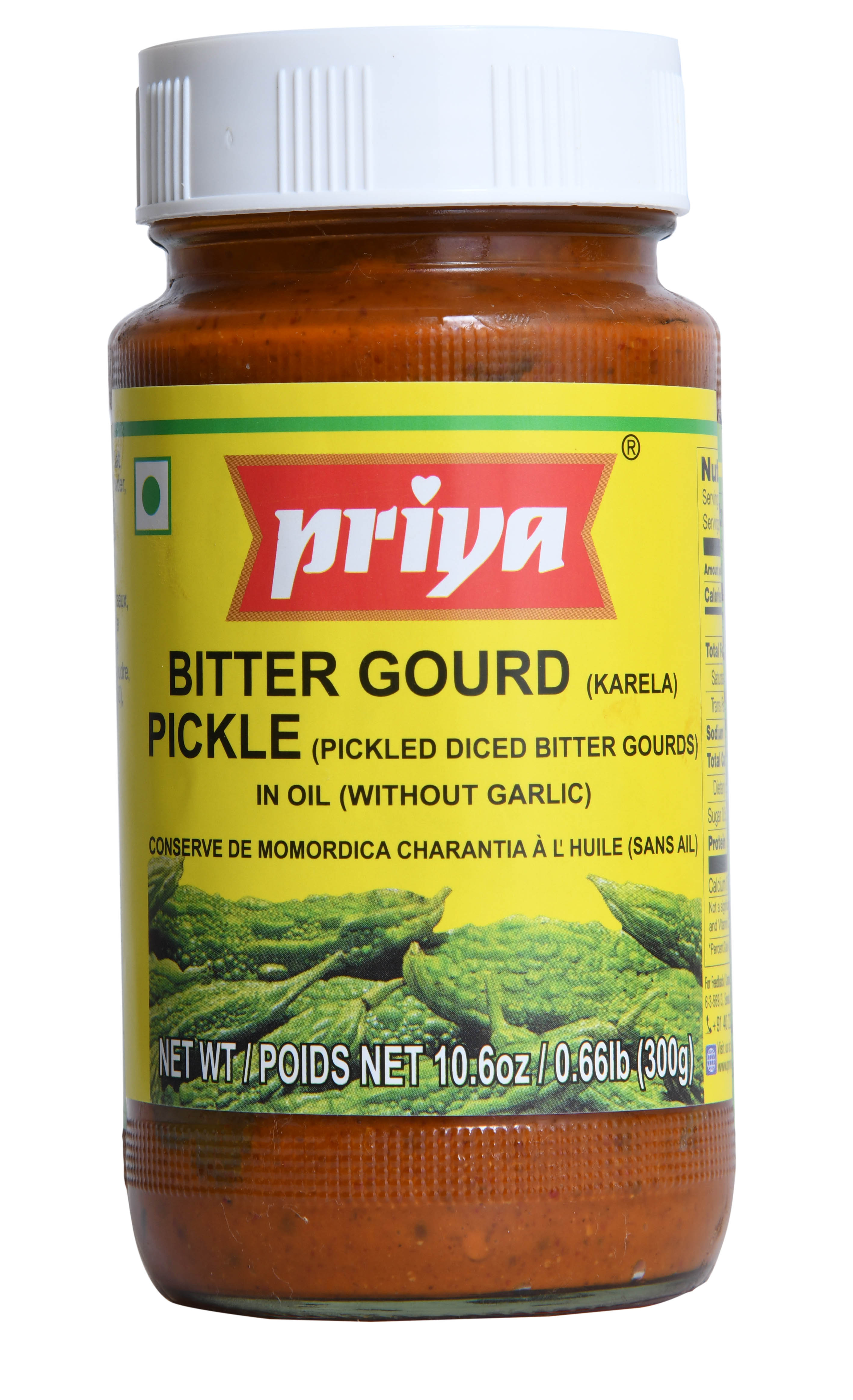 Priya Karela Pickle (bitter gourd) 300g