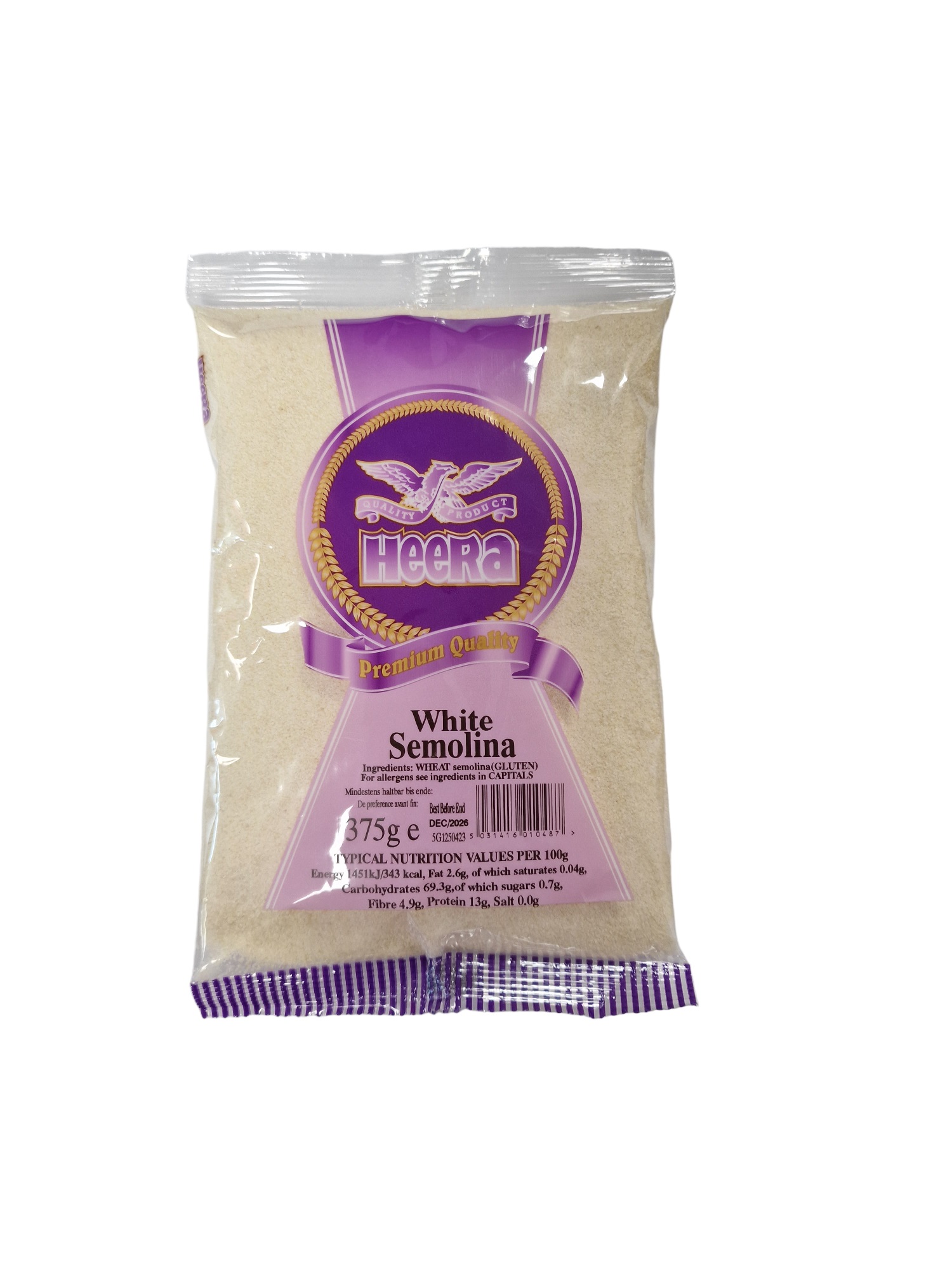 Heera White Semolina 375G